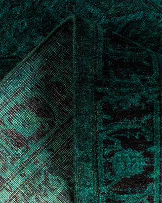 Fine Vibrance, One-of-a-Kind Hand-Knotted Runner Rug - Green, 2' 5" x 21' 5" - Solo Rugs