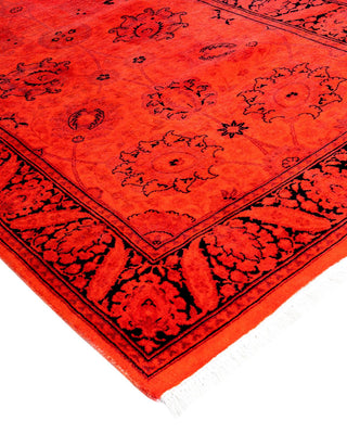 Fine Vibrance, One-of-a-Kind Hand-Knotted Runner Rug - Orange, 2' 6" x 6' 1" - Solo Rugs