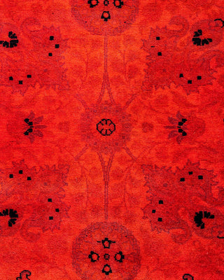 Fine Vibrance, One-of-a-Kind Hand-Knotted Runner Rug - Orange, 2' 6" x 6' 1" - Solo Rugs