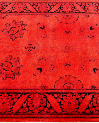 Fine Vibrance, One-of-a-Kind Hand-Knotted Runner Rug - Orange, 2' 6" x 6' 1" - Solo Rugs