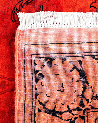 Fine Vibrance, One-of-a-Kind Hand-Knotted Runner Rug - Orange, 2' 6" x 6' 1" - Solo Rugs