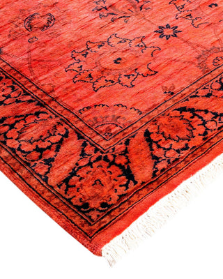 Fine Vibrance, One-of-a-Kind Hand-Knotted Runner Rug - Orange, 2' 7" x 15' 10" - Solo Rugs