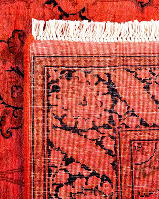 Fine Vibrance, One-of-a-Kind Hand-Knotted Runner Rug - Orange, 2' 7" x 15' 10" - Solo Rugs