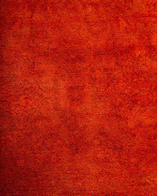 Fine Vibrance, One-of-a-Kind Hand-Knotted Runner Rug - Orange, 2' 7" x 23' 9" - Solo Rugs