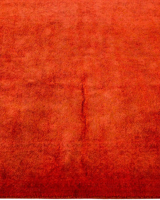 Fine Vibrance, One-of-a-Kind Hand-Knotted Runner Rug - Orange, 2' 7" x 23' 9" - Solo Rugs