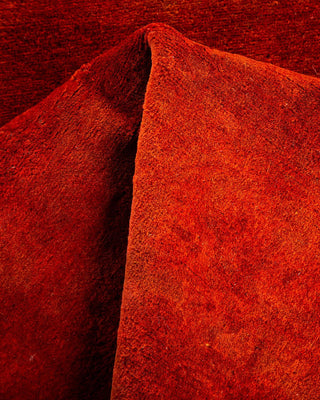 Fine Vibrance, One-of-a-Kind Hand-Knotted Runner Rug - Orange, 2' 7" x 23' 9" - Solo Rugs