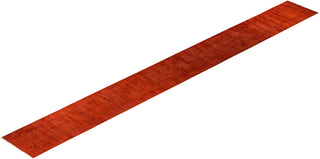 Fine Vibrance, One-of-a-Kind Hand-Knotted Runner Rug - Orange, 2' 7" x 23' 9" - Solo Rugs