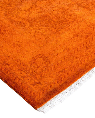 Fine Vibrance, One-of-a-Kind Hand-Knotted Runner Rug - Orange, 2' 8" x 18' 10" - Solo Rugs
