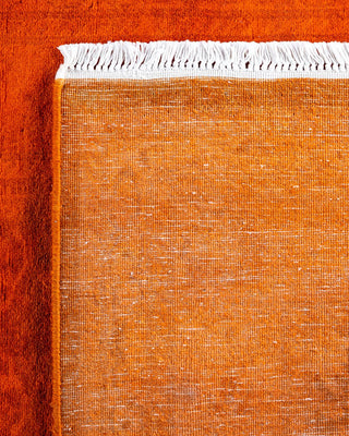 Fine Vibrance, One-of-a-Kind Hand-Knotted Runner Rug - Orange, 2' 8" x 18' 10" - Solo Rugs