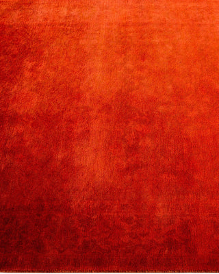 Fine Vibrance, One-of-a-Kind Hand-Knotted Runner Rug - Orange, 3' 1" x 22' 8" - Solo Rugs