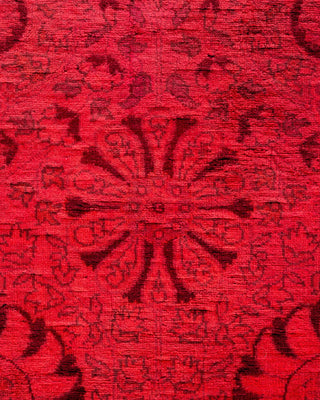 Fine Vibrance, One-of-a-Kind Hand-Knotted Runner Rug - Orange, 3' 1" x 9' 1" - Solo Rugs