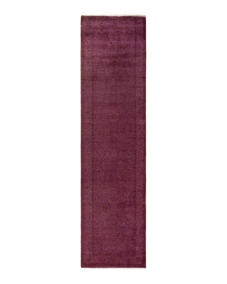 Fine Vibrance, One-of-a-Kind Hand-Knotted Runner Rug - Pink, 2' 7" x 10' 1" - Solo Rugs