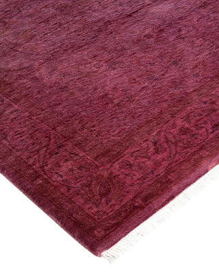 Fine Vibrance, One-of-a-Kind Hand-Knotted Runner Rug - Pink, 2' 7" x 10' 1" - Solo Rugs