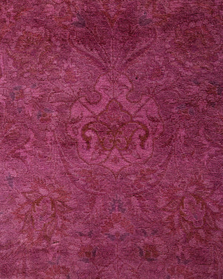 Fine Vibrance, One-of-a-Kind Hand-Knotted Runner Rug - Pink, 2' 7" x 10' 1" - Solo Rugs