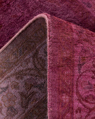 Fine Vibrance, One-of-a-Kind Hand-Knotted Runner Rug - Pink, 2' 7" x 10' 1" - Solo Rugs