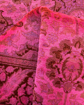 Fine Vibrance, One-of-a-Kind Hand-Knotted Runner Rug - Pink, 2' 7" x 13' 10" - Solo Rugs