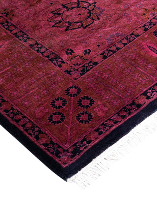 Fine Vibrance, One-of-a-Kind Hand-Knotted Runner Rug - Pink, 2' 7" x 14' 4" - Solo Rugs