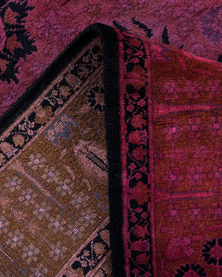 Fine Vibrance, One-of-a-Kind Hand-Knotted Runner Rug - Pink, 2' 7" x 14' 4" - Solo Rugs