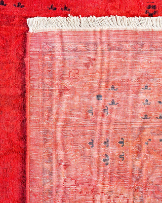 Fine Vibrance, One-of-a-Kind Hand-Knotted Runner Rug - Pink, 2' 7" x 7' 3" - Solo Rugs