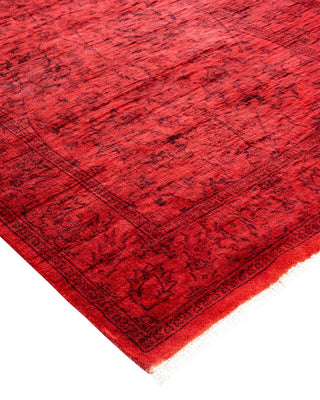 Fine Vibrance, One-of-a-Kind Hand-Knotted Runner Rug - Pink, 2' 8" x 12' 0" - Solo Rugs