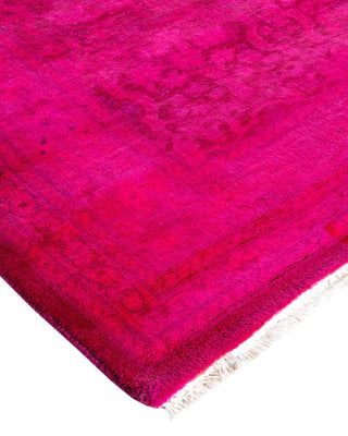 Fine Vibrance, One-of-a-Kind Hand-Knotted Runner Rug - Pink, 2' 8" x 18' 3" - Solo Rugs