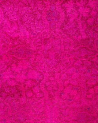 Fine Vibrance, One-of-a-Kind Hand-Knotted Runner Rug - Pink, 2' 8" x 18' 3" - Solo Rugs