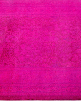 Fine Vibrance, One-of-a-Kind Hand-Knotted Runner Rug - Pink, 2' 8" x 18' 3" - Solo Rugs