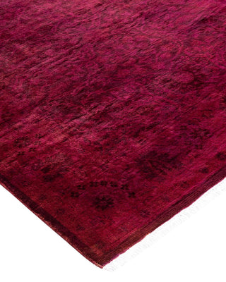 Fine Vibrance, One-of-a-Kind Hand-Knotted Runner Rug - Pink, 3' 0" x 12' 0" - Solo Rugs