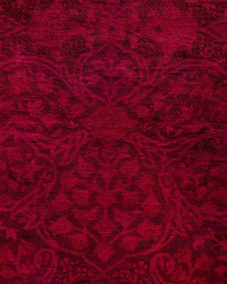 Fine Vibrance, One-of-a-Kind Hand-Knotted Runner Rug - Pink, 3' 0" x 12' 0" - Solo Rugs