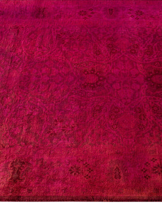 Fine Vibrance, One-of-a-Kind Hand-Knotted Runner Rug - Pink, 3' 0" x 12' 0" - Solo Rugs