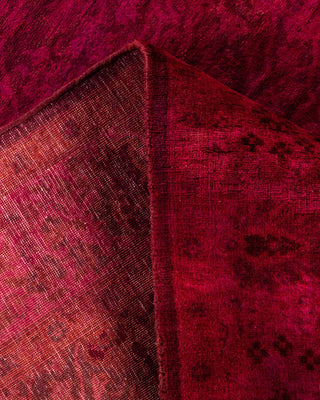 Fine Vibrance, One-of-a-Kind Hand-Knotted Runner Rug - Pink, 3' 0" x 12' 0" - Solo Rugs