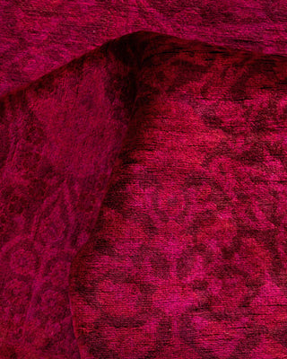 Fine Vibrance, One-of-a-Kind Hand-Knotted Runner Rug - Pink, 3' 0" x 12' 0" - Solo Rugs