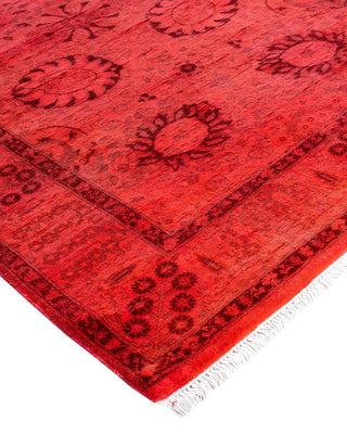 Fine Vibrance, One-of-a-Kind Hand-Knotted Runner Rug - Pink, 3' 0" x 9' 3" - Solo Rugs