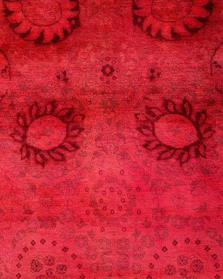 Fine Vibrance, One-of-a-Kind Hand-Knotted Runner Rug - Pink, 3' 0" x 9' 3" - Solo Rugs