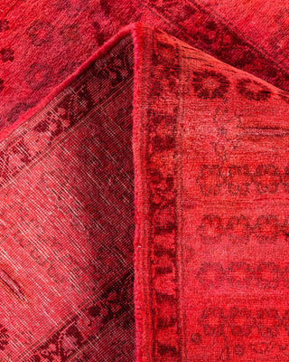 Fine Vibrance, One-of-a-Kind Hand-Knotted Runner Rug - Pink, 3' 0" x 9' 3" - Solo Rugs