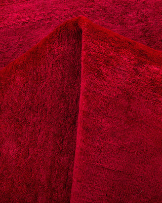 Fine Vibrance, One-of-a-Kind Hand-Knotted Runner Rug - Pink, 3' 1" x 18' 8" - Solo Rugs