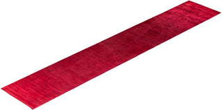 Fine Vibrance, One-of-a-Kind Hand-Knotted Runner Rug - Pink, 3' 1" x 18' 8" - Solo Rugs