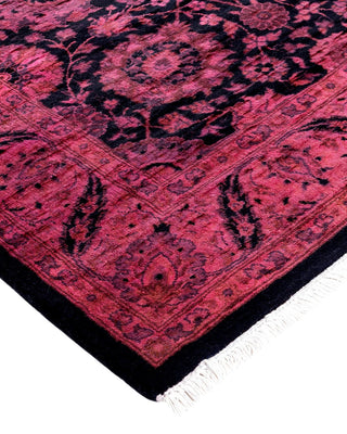 Fine Vibrance, One-of-a-Kind Hand-Knotted Runner Rug - Pink, 3' 1" x 8' 10" - Solo Rugs