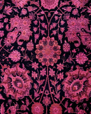 Fine Vibrance, One-of-a-Kind Hand-Knotted Runner Rug - Pink, 3' 1" x 8' 10" - Solo Rugs