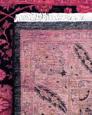 Fine Vibrance, One-of-a-Kind Hand-Knotted Runner Rug - Pink, 3' 1" x 8' 10" - Solo Rugs