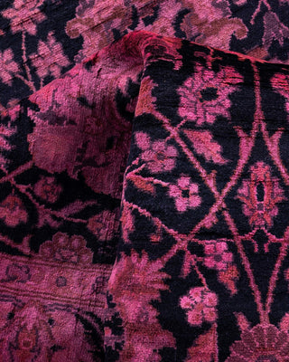 Fine Vibrance, One-of-a-Kind Hand-Knotted Runner Rug - Pink, 3' 1" x 8' 10" - Solo Rugs
