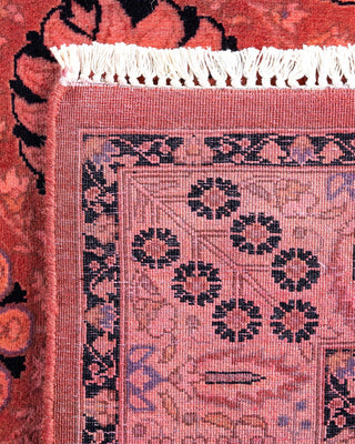 Fine Vibrance, One-of-a-Kind Hand-Knotted Runner Rug - Pink, 3' 3" x 9' 1" - Solo Rugs