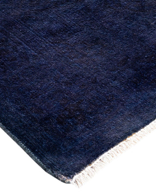 Fine Vibrance, One-of-a-Kind Hand-Knotted Runner Rug - Purple, 2' 7" x 11' 2" - Solo Rugs