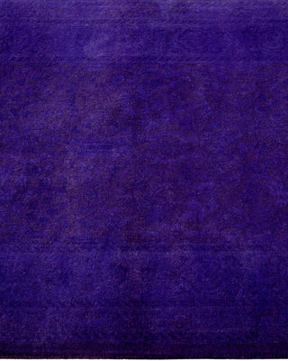 Fine Vibrance, One-of-a-Kind Hand-Knotted Runner Rug - Purple, 2' 8" x 17' 0" - Solo Rugs