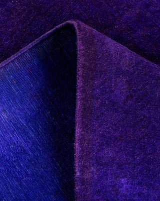 Fine Vibrance, One-of-a-Kind Hand-Knotted Runner Rug - Purple, 2' 8" x 17' 0" - Solo Rugs