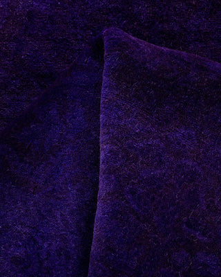 Fine Vibrance, One-of-a-Kind Hand-Knotted Runner Rug - Purple, 2' 8" x 17' 0" - Solo Rugs