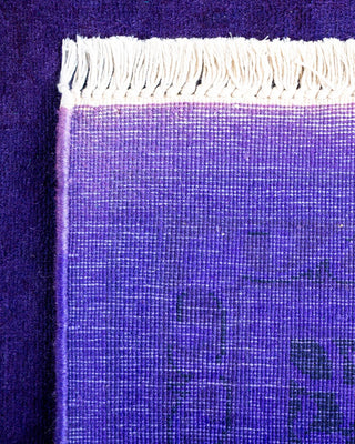 Fine Vibrance, One-of-a-Kind Hand-Knotted Runner Rug - Purple, 2' 8" x 18' 0" - Solo Rugs