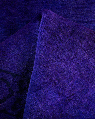 Fine Vibrance, One-of-a-Kind Hand-Knotted Runner Rug - Purple, 2' 8" x 18' 0" - Solo Rugs