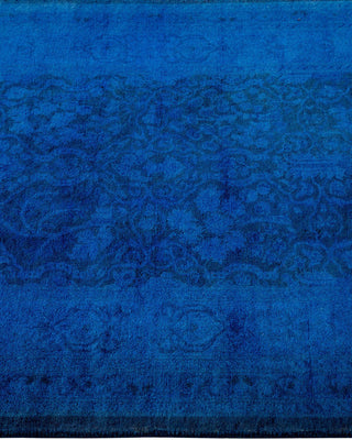 Fine Vibrance, One-of-a-Kind Hand-Knotted Runner Rug - Purple, 2' 8" x 18' 4" - Solo Rugs