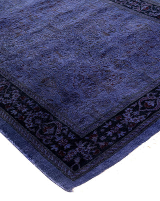 Fine Vibrance, One-of-a-Kind Hand-Knotted Runner Rug - Purple, 2' 8" x 19' 10" - Solo Rugs